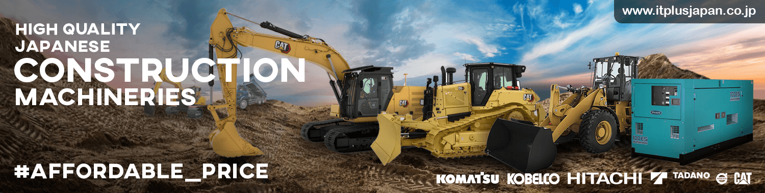 High quality Japanese construction machineries at affordable prices
