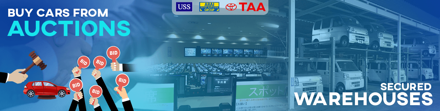Buy cars from auctions – secured warehouses